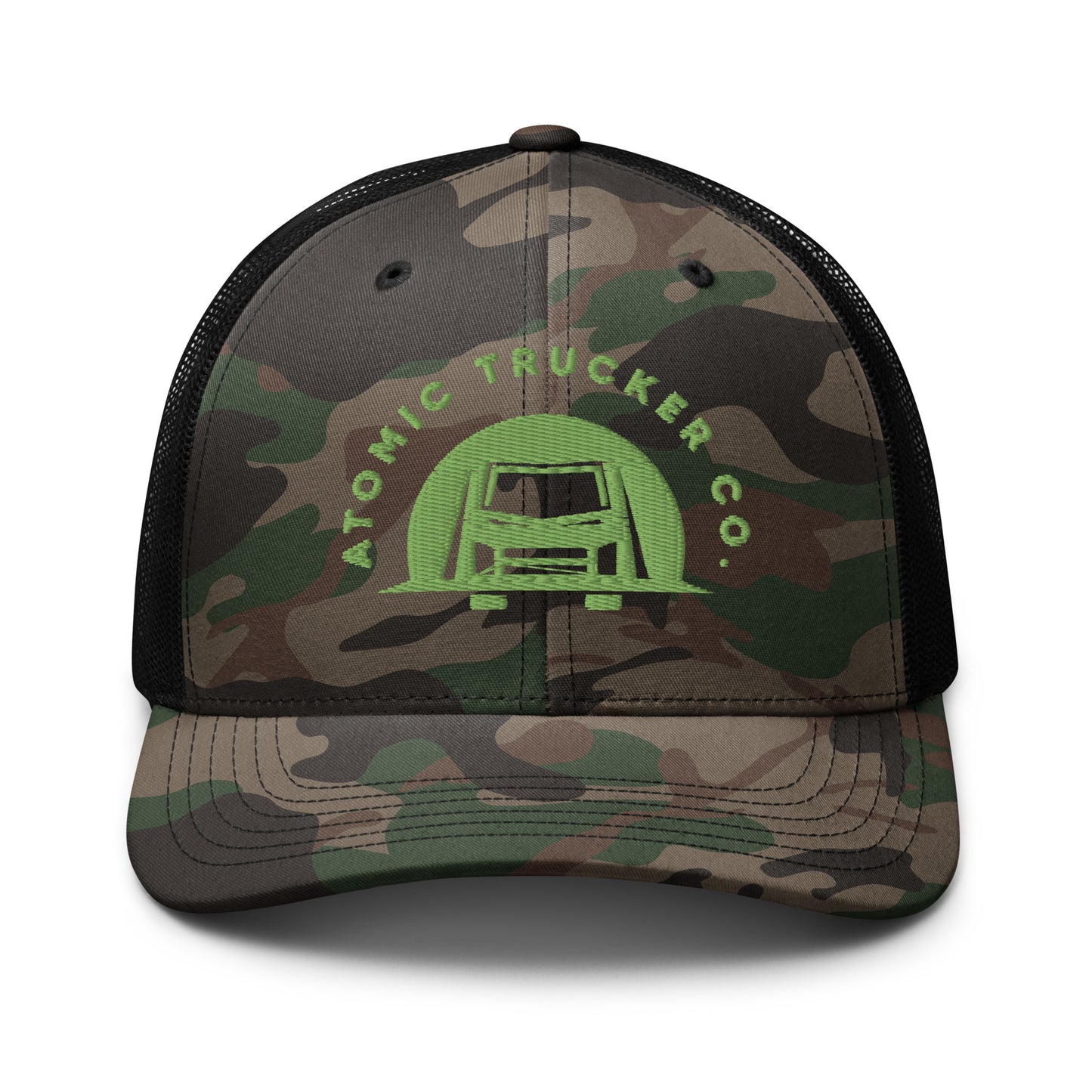 Camouflage trucker hat